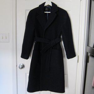 J. Crew Boiled Wool Belted Coat